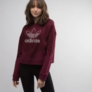 Adidas Cropped Hoodie *WORN ONCE*